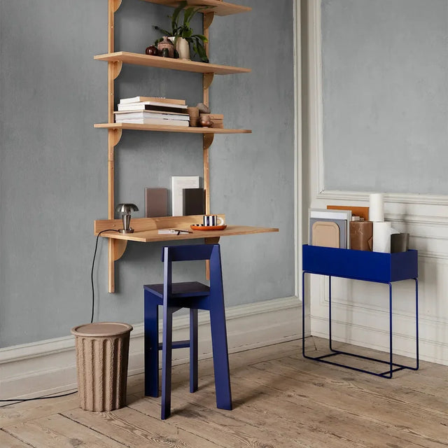 ferm LIVING Plant Box in Bright Blue als Organizer im Büro