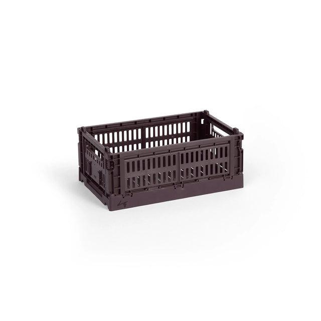 Aufbewahrungsbox Colour Crate Small, Bordeaux - HAY - DesignWe.Love