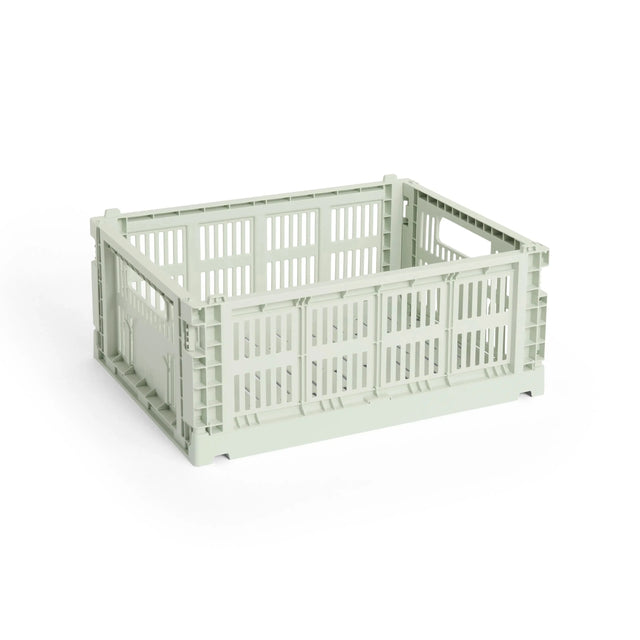 HAY Colour Crate MediumAufbewahrungsbox in Mint – DesignWe.Love