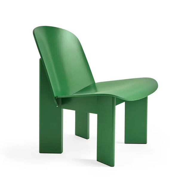 HAY Chisel 85 Lounge Chair – Lush Green Lacquered Beech