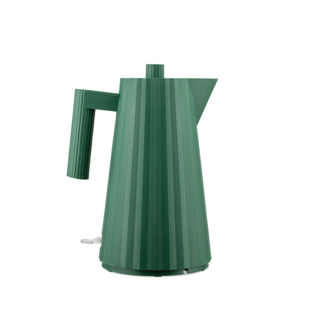 Alessi Plissé Wasserkocher 1,7 L in Grün, Design-Wasserkocher von Michele De Lucchi