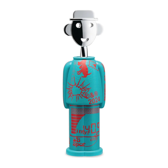 Alessi Korkenzieher Alessandro M. Dekor Liquid von Studio Temp, Design Alessandro Mendini