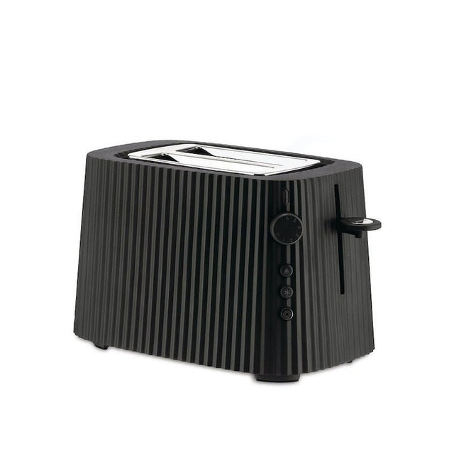 Alessi Plissé Toaster Schwarz, Design-Toaster von Michele De Lucchi