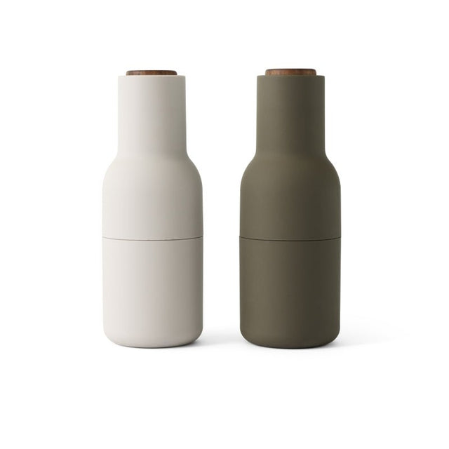 Audo Bottle Grinder Large Set Hunting Green/Beige – Gewürzmühlen Set 2er