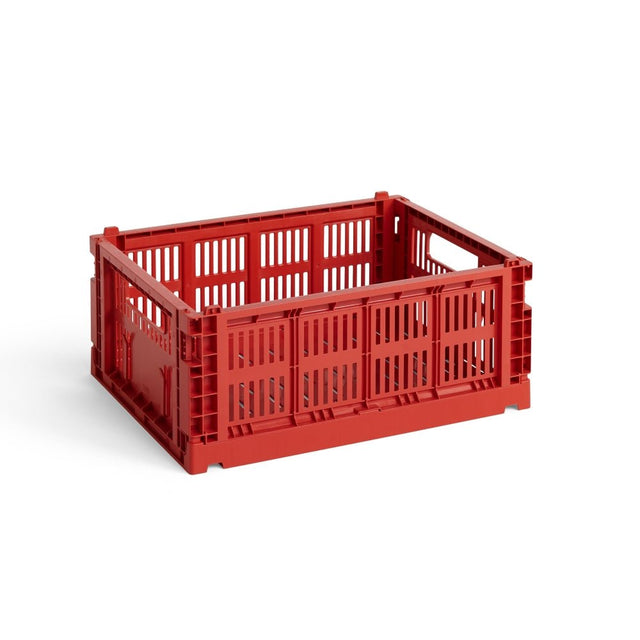 HAY Colour Crate Medium (M) Aufbewahrungsbox in Red (Rot) – DesignWe.Love