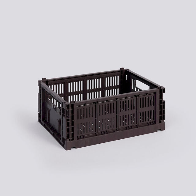 HAY Colour Crate Medium (M) Aufbewahrungsbox in Bordeaux (Weinrot) – DesignWe.Love