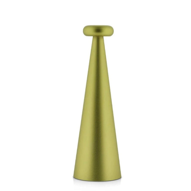 Alessi Bedin Akku Tischleuchte in Gold, kabellose Design-Tischleuchte von Alessandro Stabile