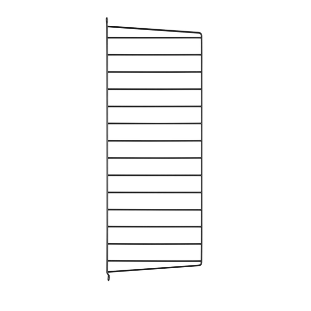 String Wandleiter 75×30cm Schwarz einzeln – Regalleiter String Furniture
