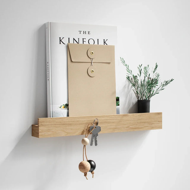 Magnet Shelf Magnetregal aus Eiche 40 cm Natur von EKTA Living im Wohnraum