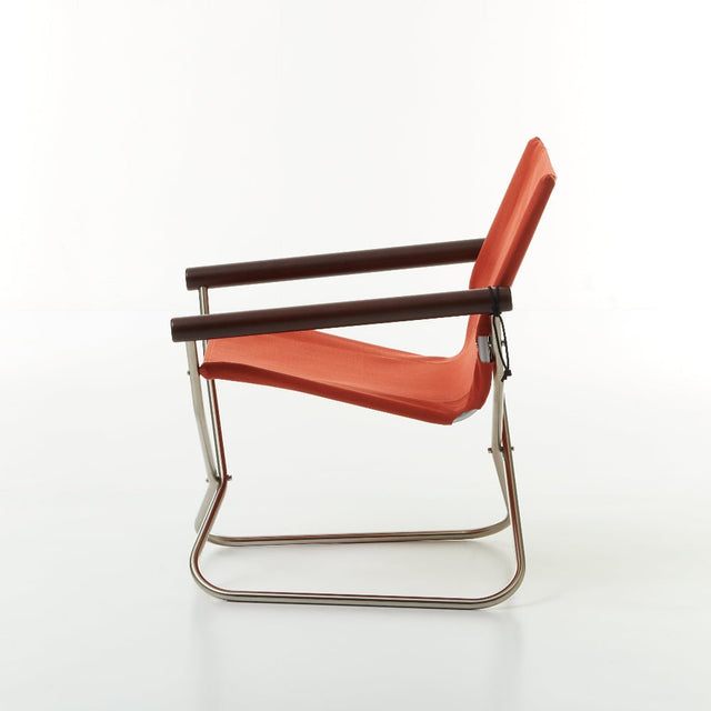 Nychair X 80 Faltstuhl Terracotta Dunkelbraun – designwe.love