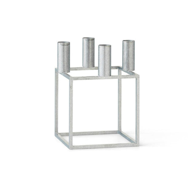Kubus 4 Kerzenhalter in Zinc von Audo (By Lassen)