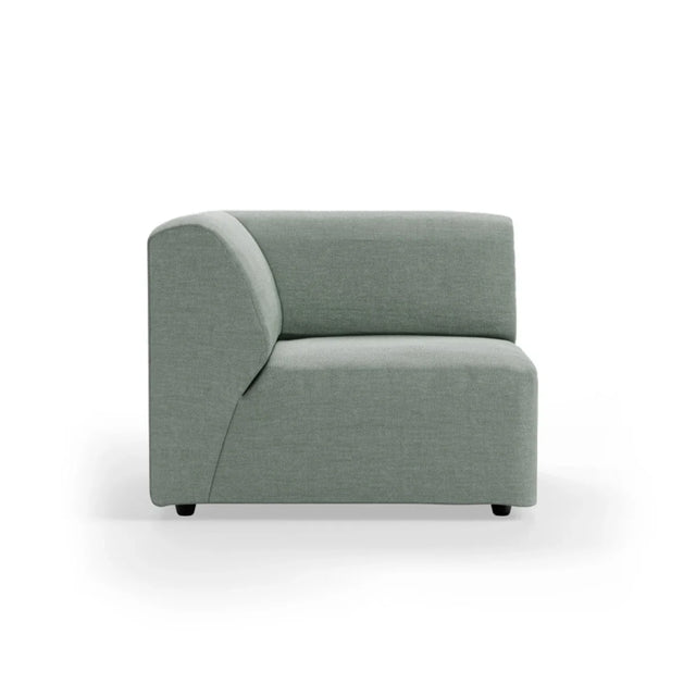 HKliving Jax Couch Modulsofa Ecke Links in Dallas Breeze, Freisteller