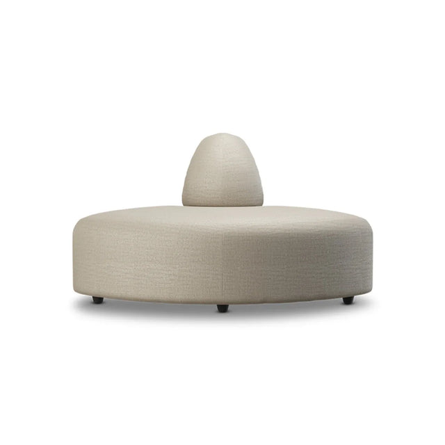 HKliving Jax Couch Modulsofa Halbrund in Pure Ivory, Freisteller