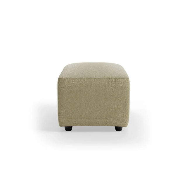 HKliving Jax Couch Modulsofa Hocker klein in Knotted Sage, Freisteller