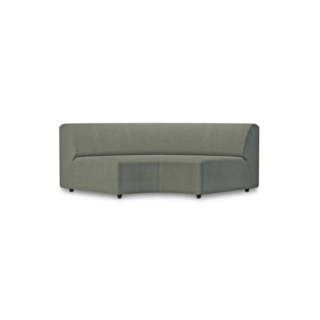 HKliving Jax Couch Modulsofa Rundung in Linen Army Green, Freisteller