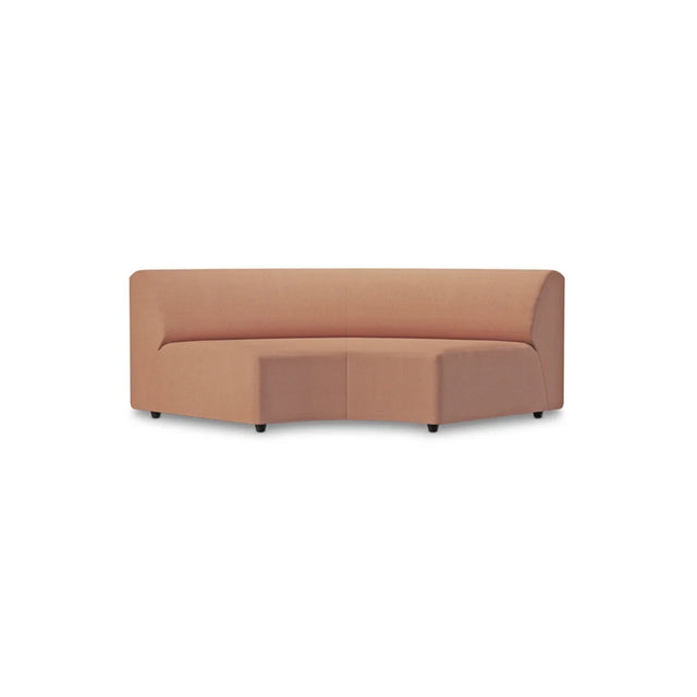 HKliving Jax Couch Modulsofa Rundung in Linen Dusty Rose, Freisteller