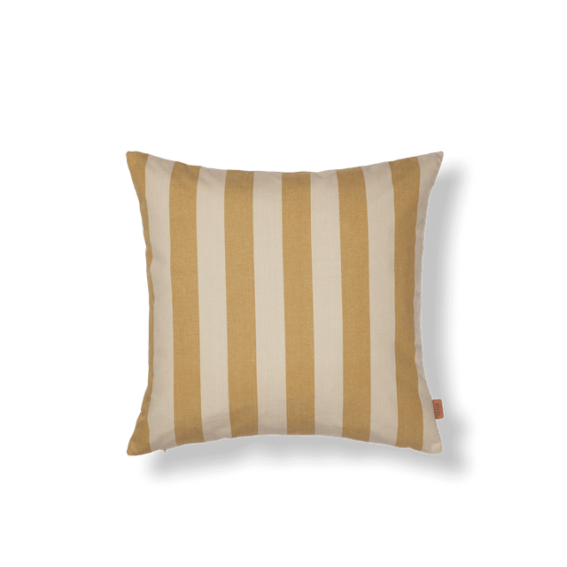 Outdoor Kissen Strand gelb gestreift - ferm LIVING - DesignWe.Love