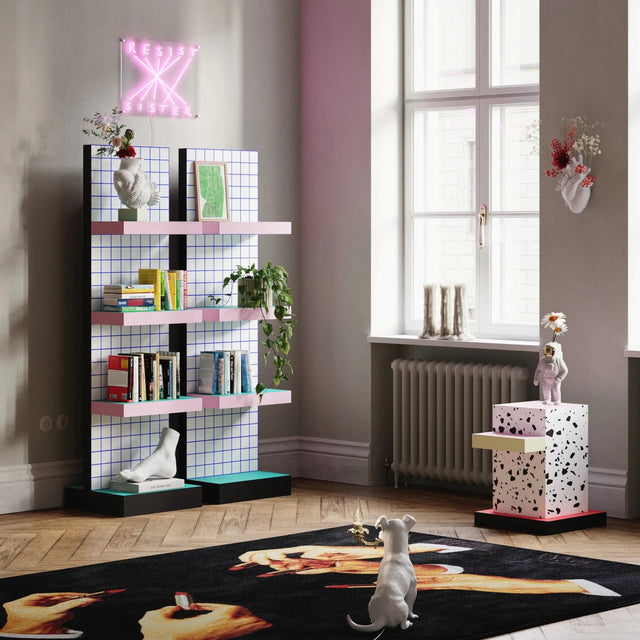 Seletti Supershelf Memphis Regal Terrazzo – Detailansicht – DesignWe.Love