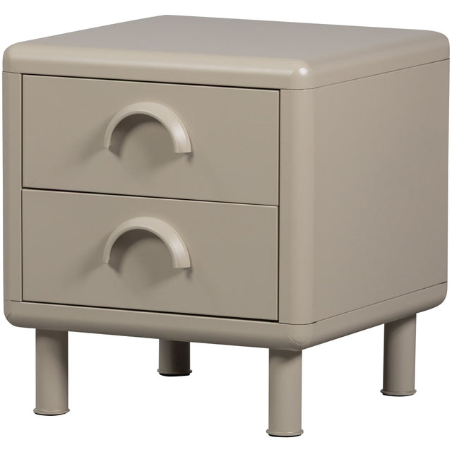 Rune Kommode/Nachttisch mit Schubladen Sand - Woood - DesignWe.Love
