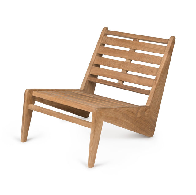 Set Outdoor Sessel und Ottoman Kangaroo Teakholz - Detjer - DesignWe.Love