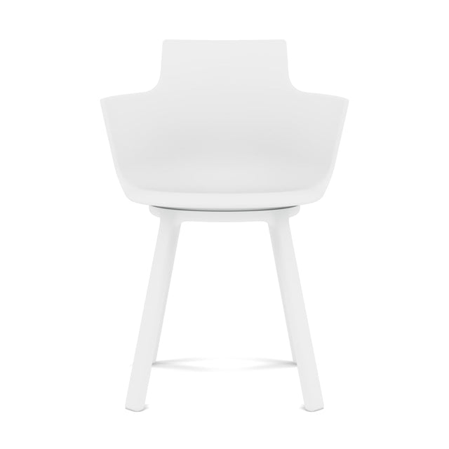 Varier Social Turn Esszimmerstuhl drehbar in Winter White – Ansicht 4