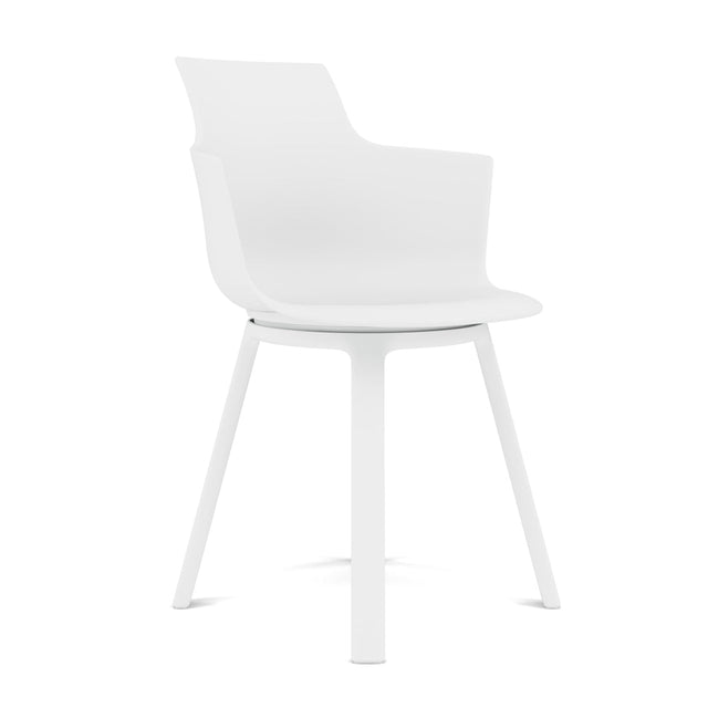 Varier Social Turn Esszimmerstuhl drehbar in Winter White – Drehstuhl von Snøhetta