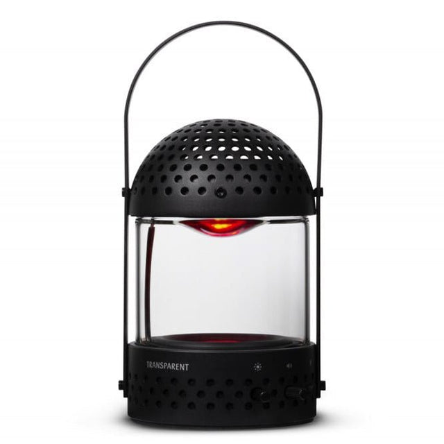 Transparent - Light Speaker - tragbarer Bluetooth Lautsprecher mit Beleuchtung Schwarz - DesignWe.Love