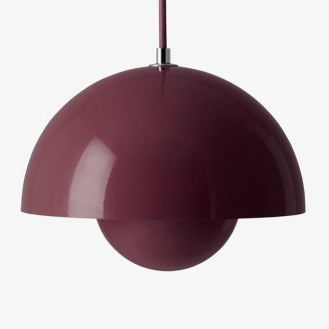 VP1 Flowerpot Pendelleuchte Dark Plum - &Tradition - DesignWe.Love