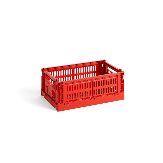HAY Colour Crate Small (S) Aufbewahrungsbox in Red (Rot) – DesignWe.Love