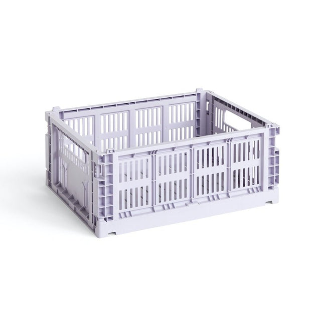 HAY Colour Crate Medium (M) Aufbewahrungsbox in Lavender (Lavendel) – DesignWe.Love