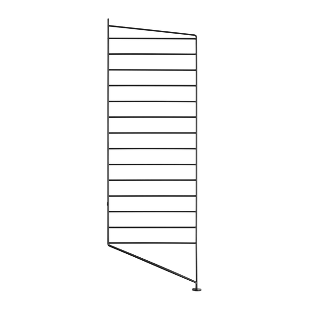 String Bodenleiter 85×30cm Schwarz einzeln – Regalleiter String Furniture