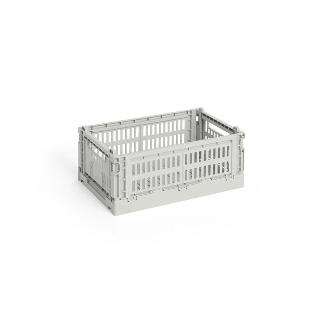 Aufbewahrungsbox Colour Crate Small, Grey - HAY - DesignWe.Love