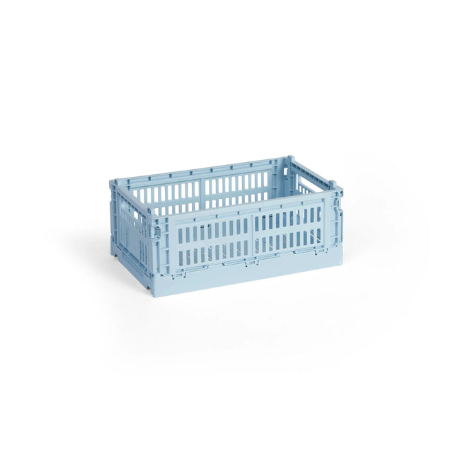 Aufbewahrungsbox Colour Crate Small, Soft Blue - HAY - DesignWe.Love