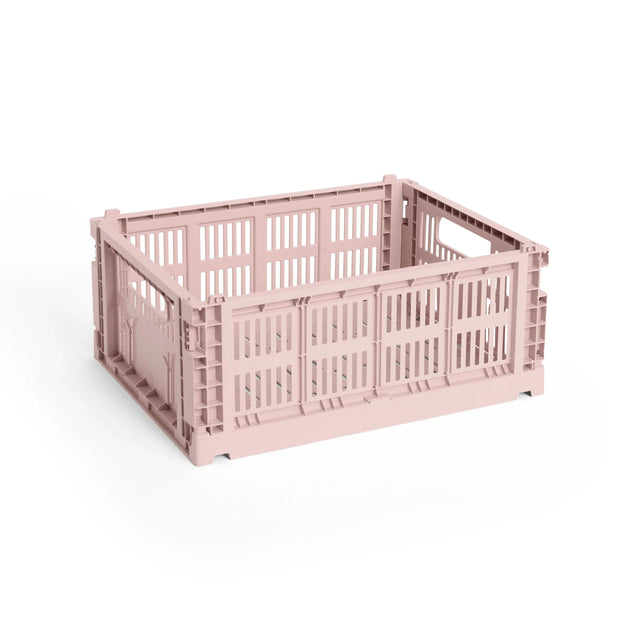 HAY Colour Crate MediumAufbewahrungsbox in Blush – DesignWe.Love
