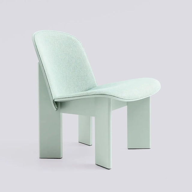 HAY Chisel 85 Lounge Chair – Eucalyptus Lacquered Beech mit Polster Metaphor 023