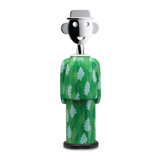 Alessi Korkenzieher Alessandro M. Dekor Arborea von Fulvia Mendini, Design Alessandro Mendini