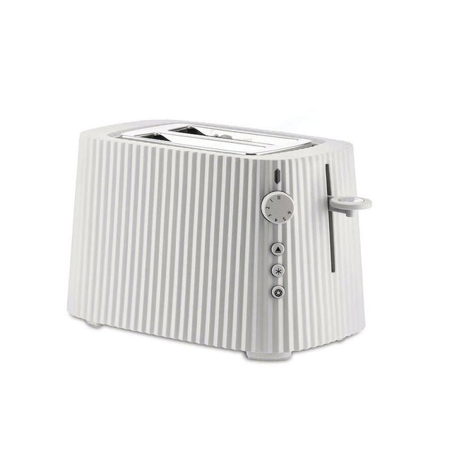 Alessi Plissé Toaster Weiß, Design-Toaster von Michele De Lucchi
