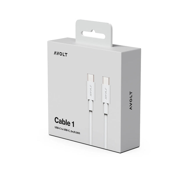 Avolt Cable 1 USB-C Kabel 2 m in Gotland Grey