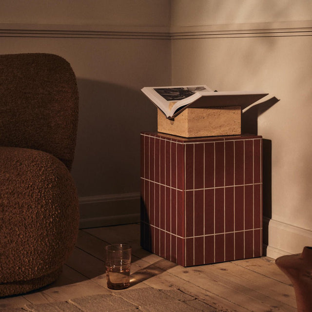 Beistelltisch Pillar - Braun - Ferm Living - DesignWe.Love