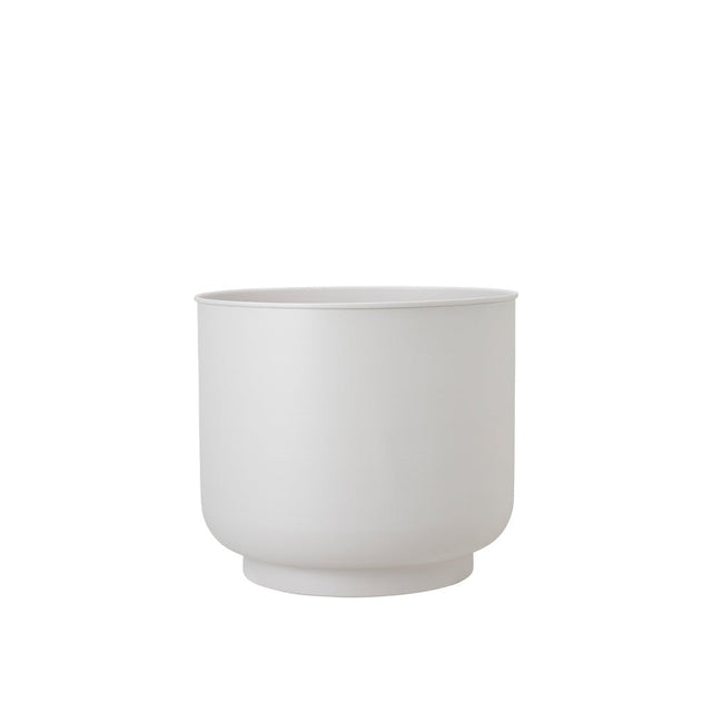 Blumentopf ELIANA aus Metall in Weiß - Wikholm Form - DesignWe.Love