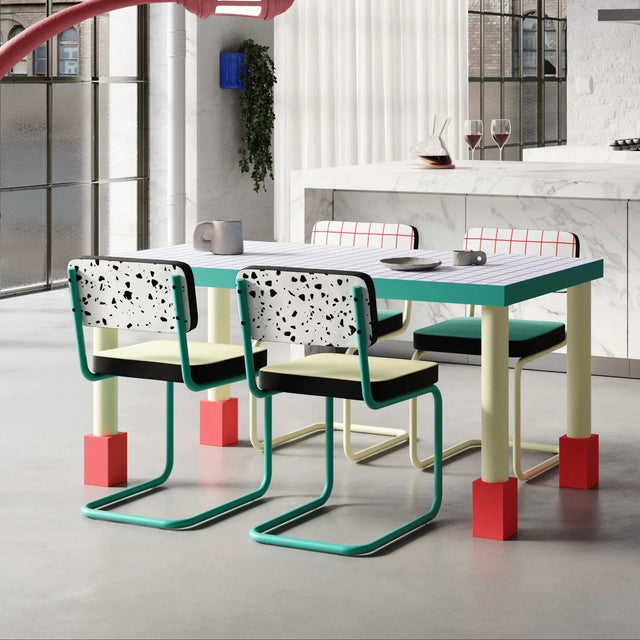 Seletti Supertable Memphis Esstisch Terrazzo – Detailansicht – DesignWe.Love