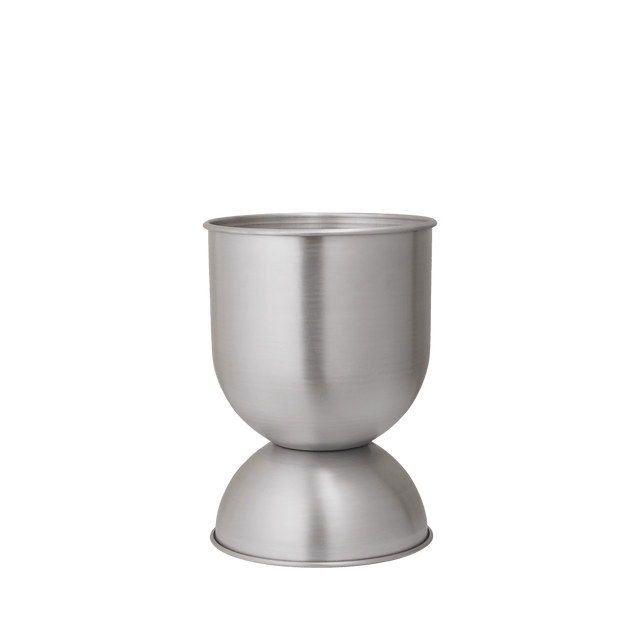 Hourglass Blumentopf Aluminium 30cm XS - ferm LIVING - DesignWe.Love