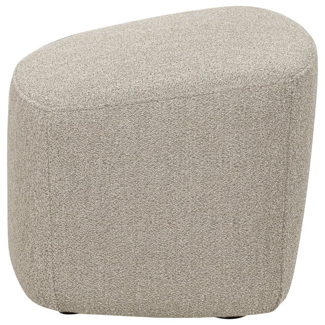 Lofty Hocker in Bouclé Naturel beige, VT Wonen Fußhocker