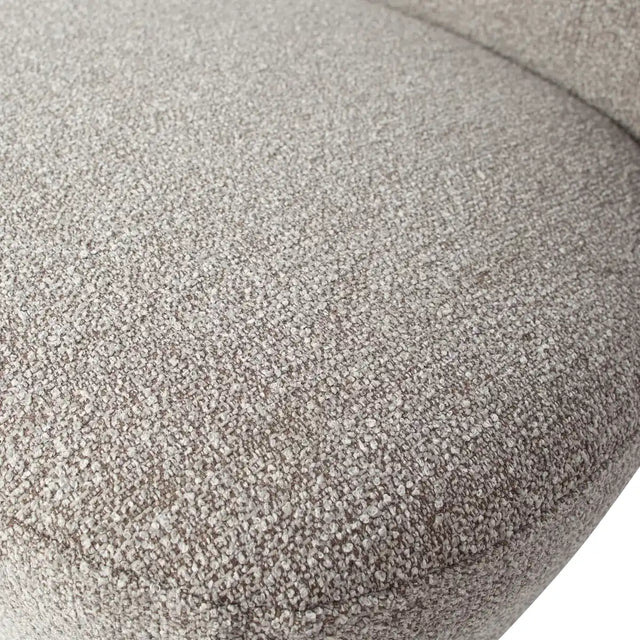 Lofty Sessel Natur Melange beige, Detail Sitzfläche mit Stoffstruktur