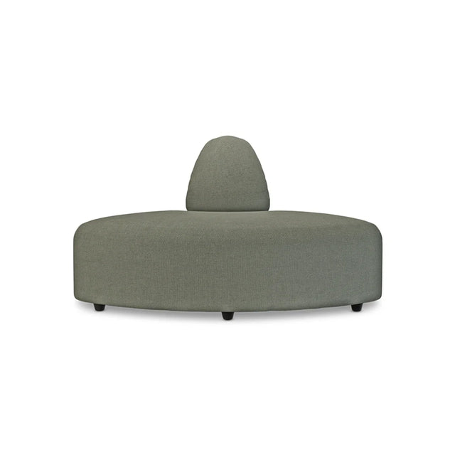 HKliving Jax Couch Modulsofa Halbrund in Linen Army Green, Freisteller