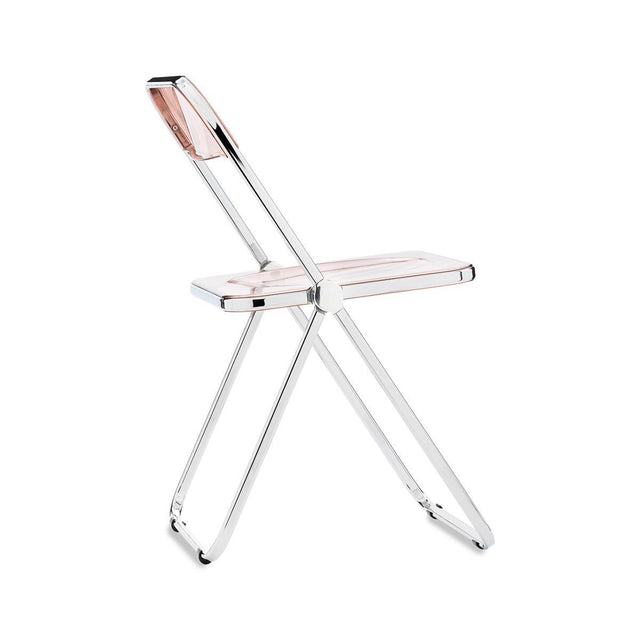 Plia Klappstuhl Chrom Smoky Pink - Anonima Castelli - DesignWe.Love