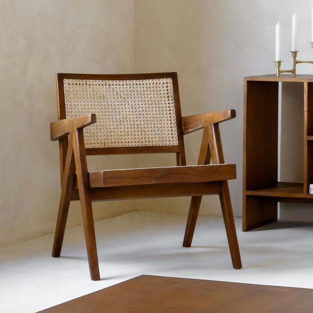 Sessel Easy Lounge Chair Dunkelbraun - Detjer