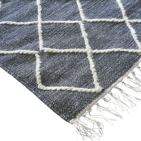 Teppich Gris D'Nomad Baumwolle 120x170 - DesignWe.Love