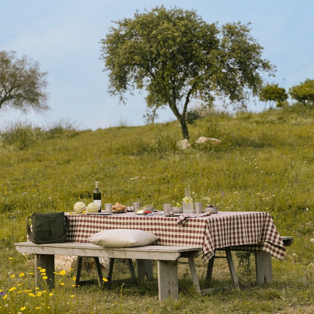 Tischdecke Bothy Checki 240x150 - ferm LIVING - DesignWe.Love