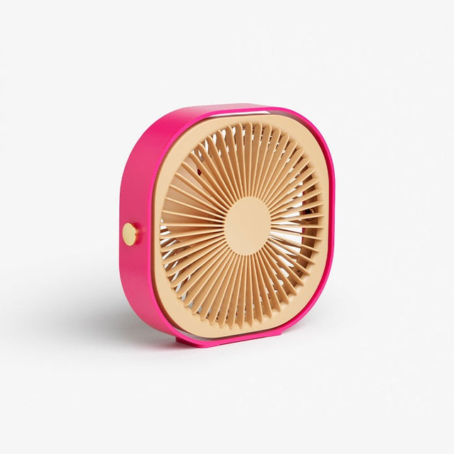 Tragbarer Tischventilator Fantastic, Cerise - Printworks - DesignWe.Love